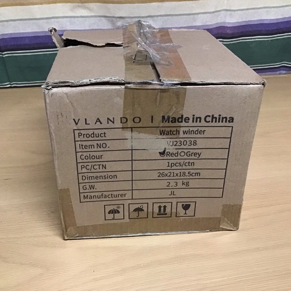 Vlando Automatic Double Watch Winder - Watch Winder Box with Jewelry Organizer - Picture 7 of 7